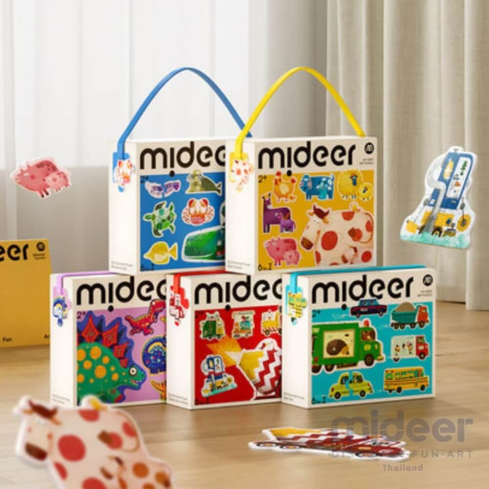 จิ๊กซอว์สำหรับเด็กเล็ก ลายรถ MIDEER MD1458_4
